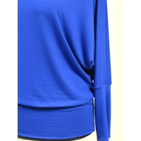 Bluzka o luźnym kroju kimono - dekolt łódka